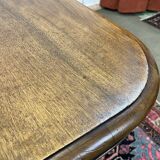 Henri II walnut table from the early 20th century with extensions.