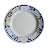 Flat plate floral pattern
