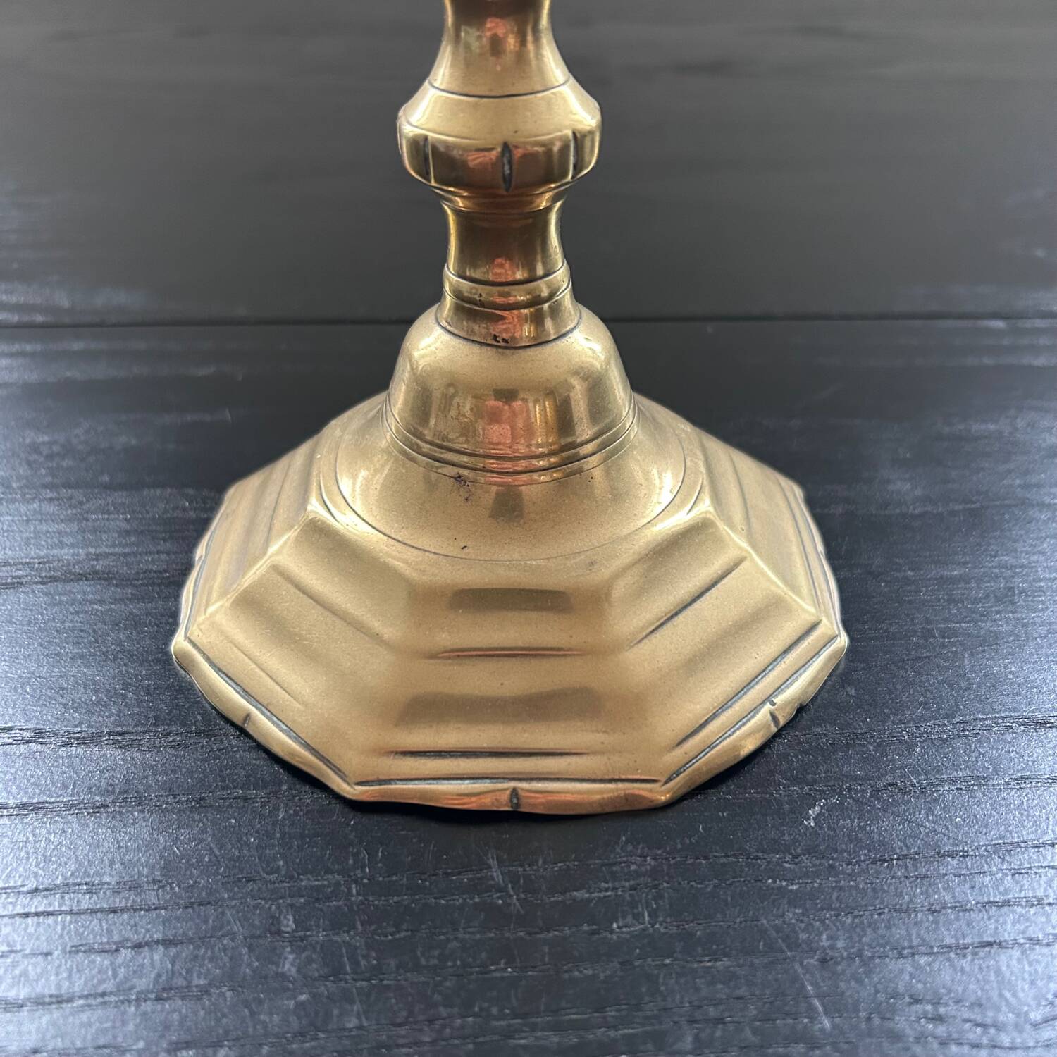 Classic brass candlestick