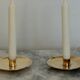 Pair of Swedish mid-century candlestick holders by Skutuna