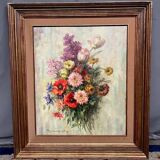 A. Lombaert. Painting "Bouquet".