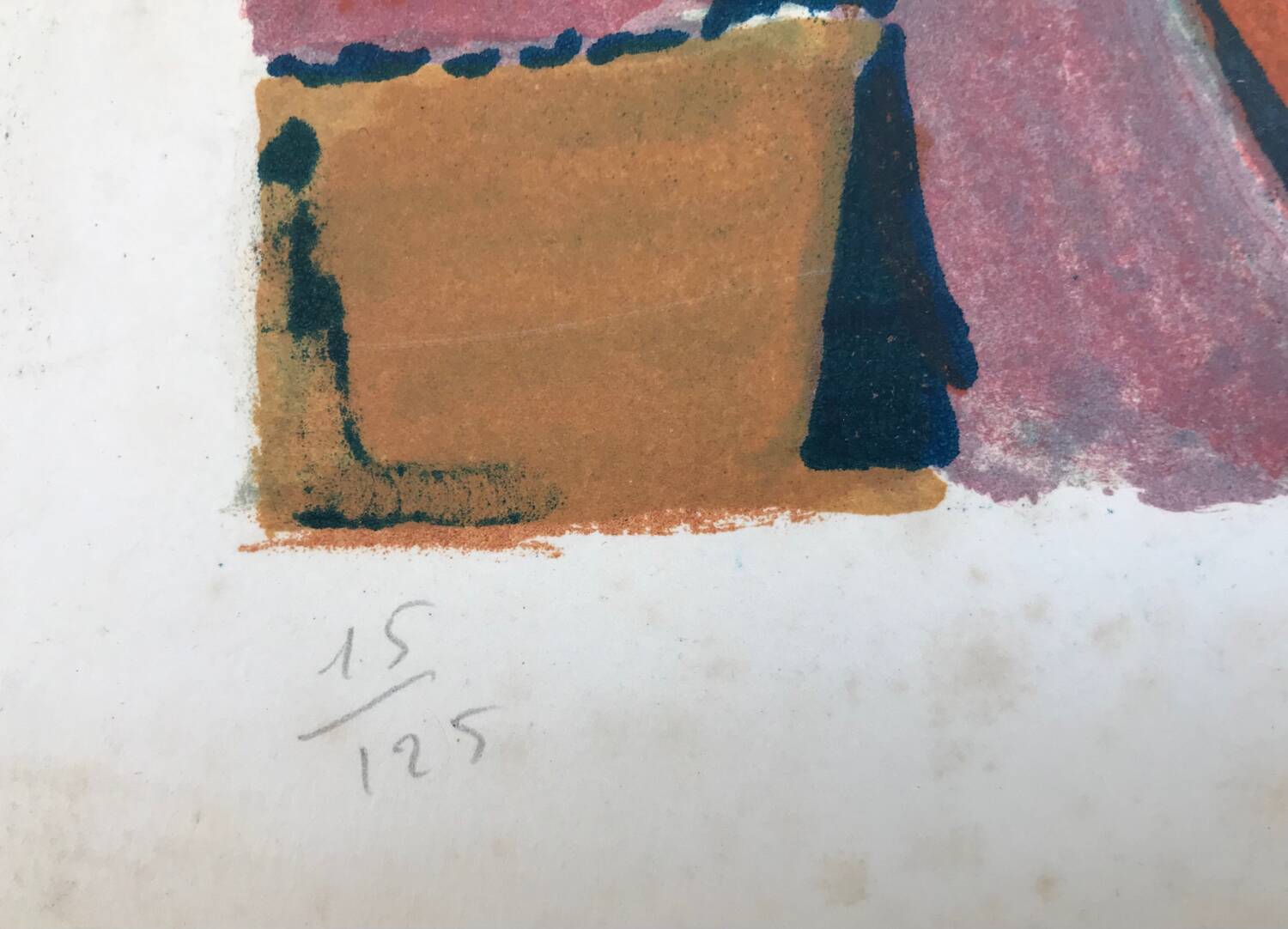 Nu,1945, lithographie originale, Jean Pons 1913-2005