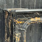 Louis XIV fireplace in Portor marble, circa 1880