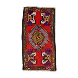 Small Vintage Turkish Rug 100x51 cm, Short Runner, Tribal, Shabby Chic