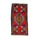 Small Vintage Turkish Rug 100x51 cm, Short Runner, Tribal, Shabby Chic