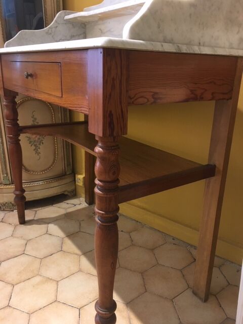 Marble tray pine toilet Cabinet