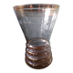 Vintage 1970s cut glass vase