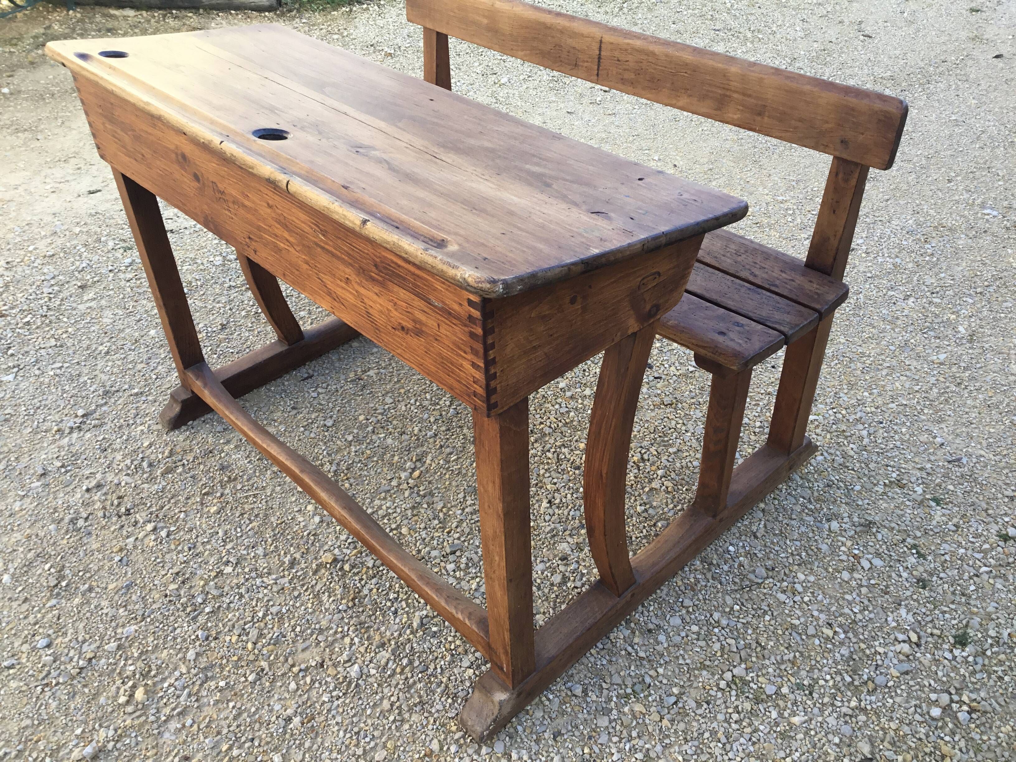 School desk from the 1950s/60s in very good condition