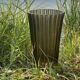 Large Art Deco smoked glass vase – height 32 cm