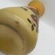 Legras Art Nouveau vase in enameled glass with flower decoration