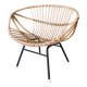 Mid-Century Modern Bamboo Lounge Chair, France, 1950s