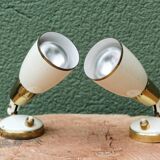 Pair of sconces with ball joints, 1950s