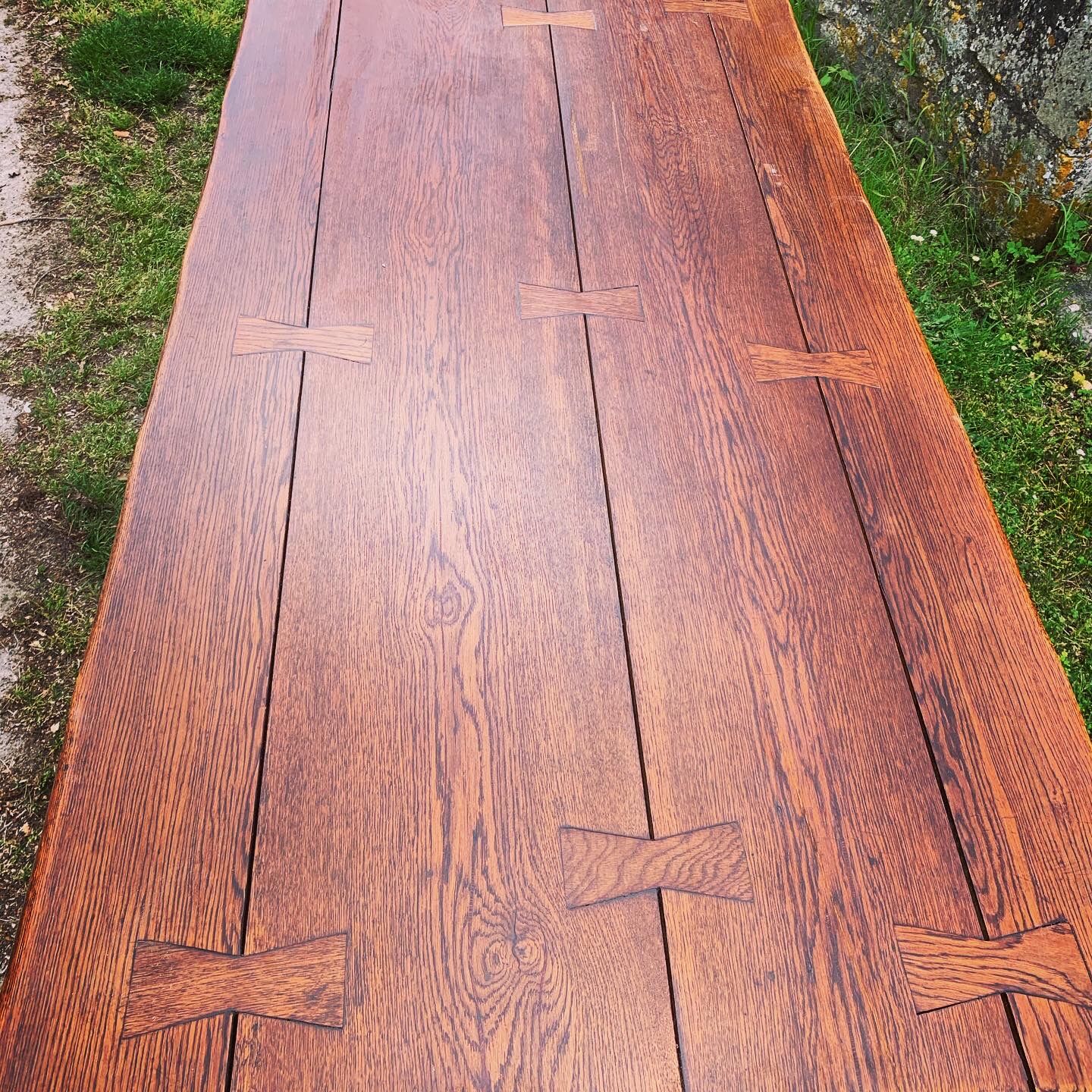 Table in country oak castle monastery