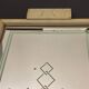 Antique Art Deco mirror plateau
