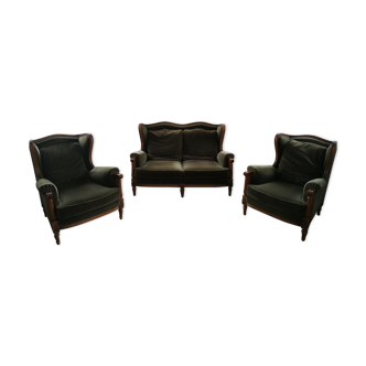 Sofa and 2 armchairs Jean Roche directoire style