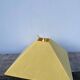 Yellow fabric pendant light 1990