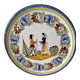 Large plate HB Henriot Quimper decor Tradition 32 cm