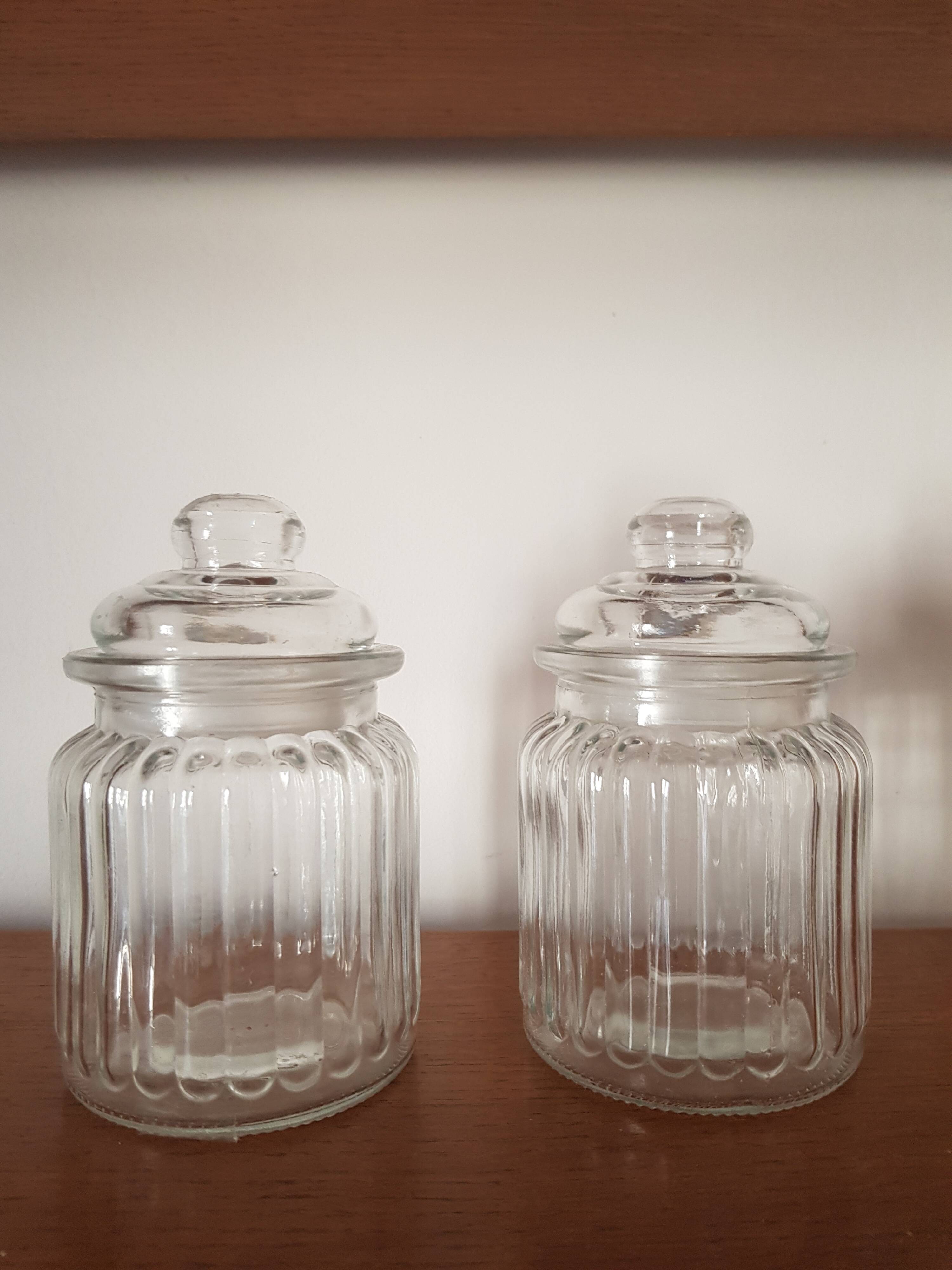Set of 2 small vintage candy boxes