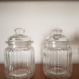 Set of 2 small vintage candy boxes