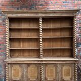 Huge oak display cabinet from the late 19th century