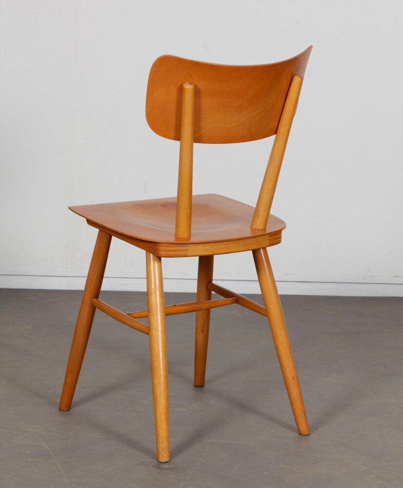 Wooden chair produced by Ton, 1960
