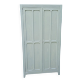 Armoire parisienne 2 portes 3 étagères vert Luxembourg 
