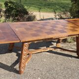 Vintage carved solid wood table