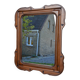 Wooden mirror