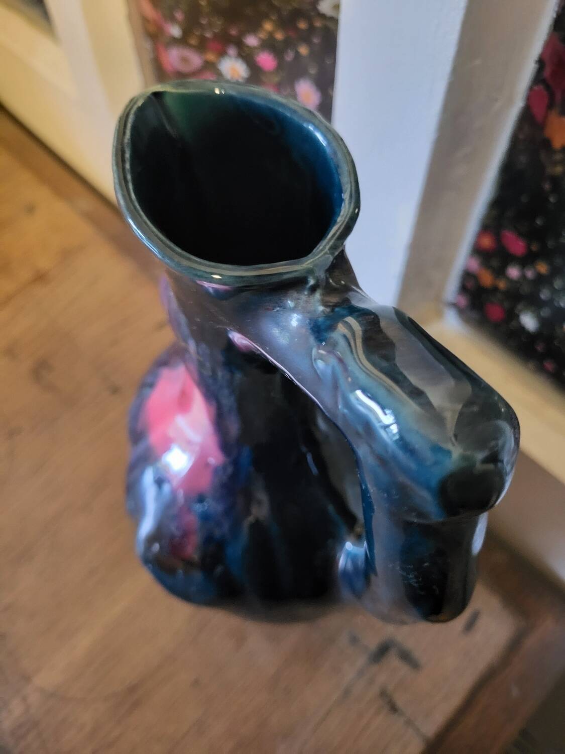 Ceramic pitcher carafe