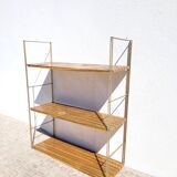 Étagère vintage type string années 70