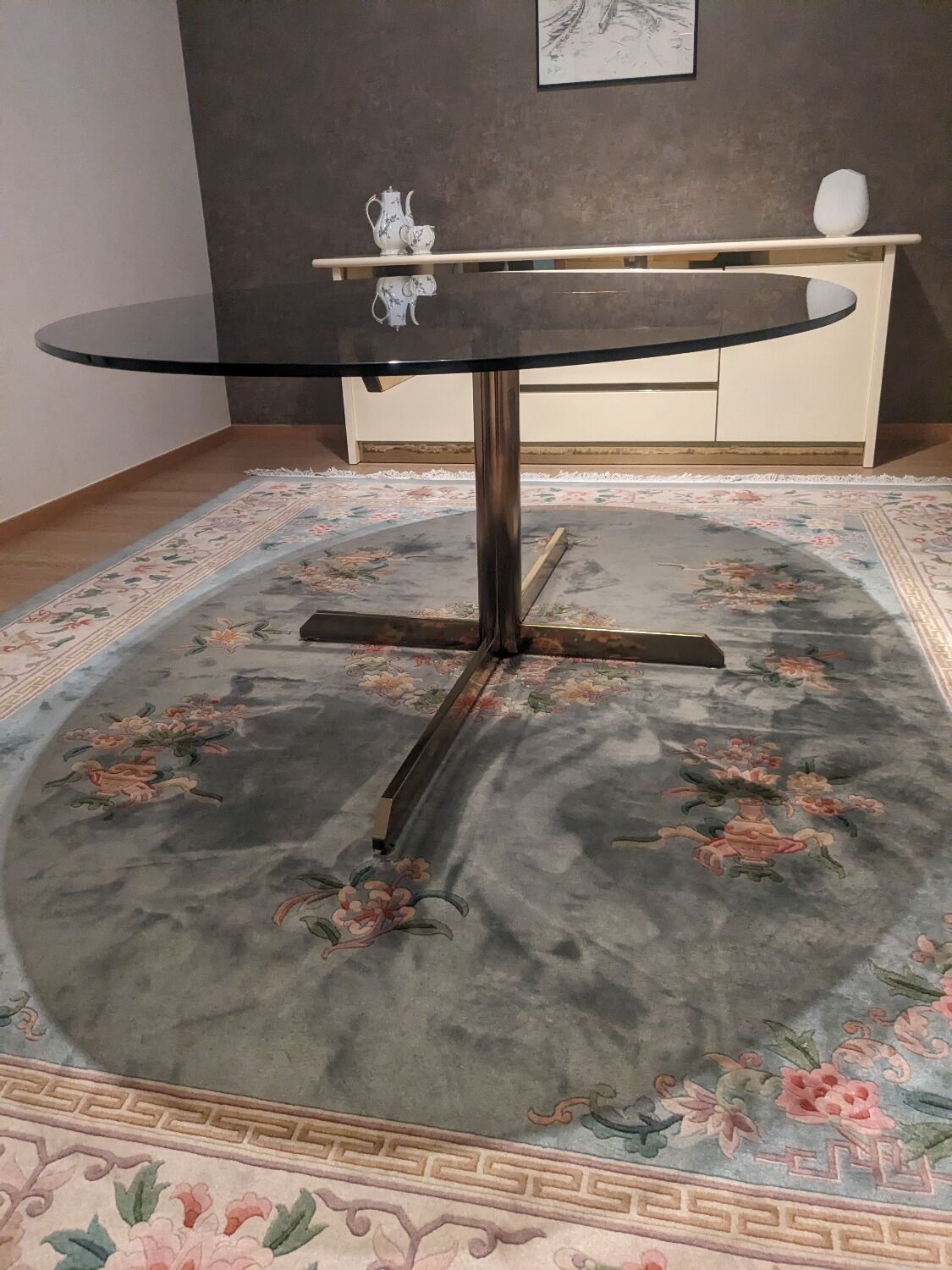 Oval dining table Roche Bobois