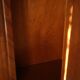 English art deco student wardrobe in walnut
