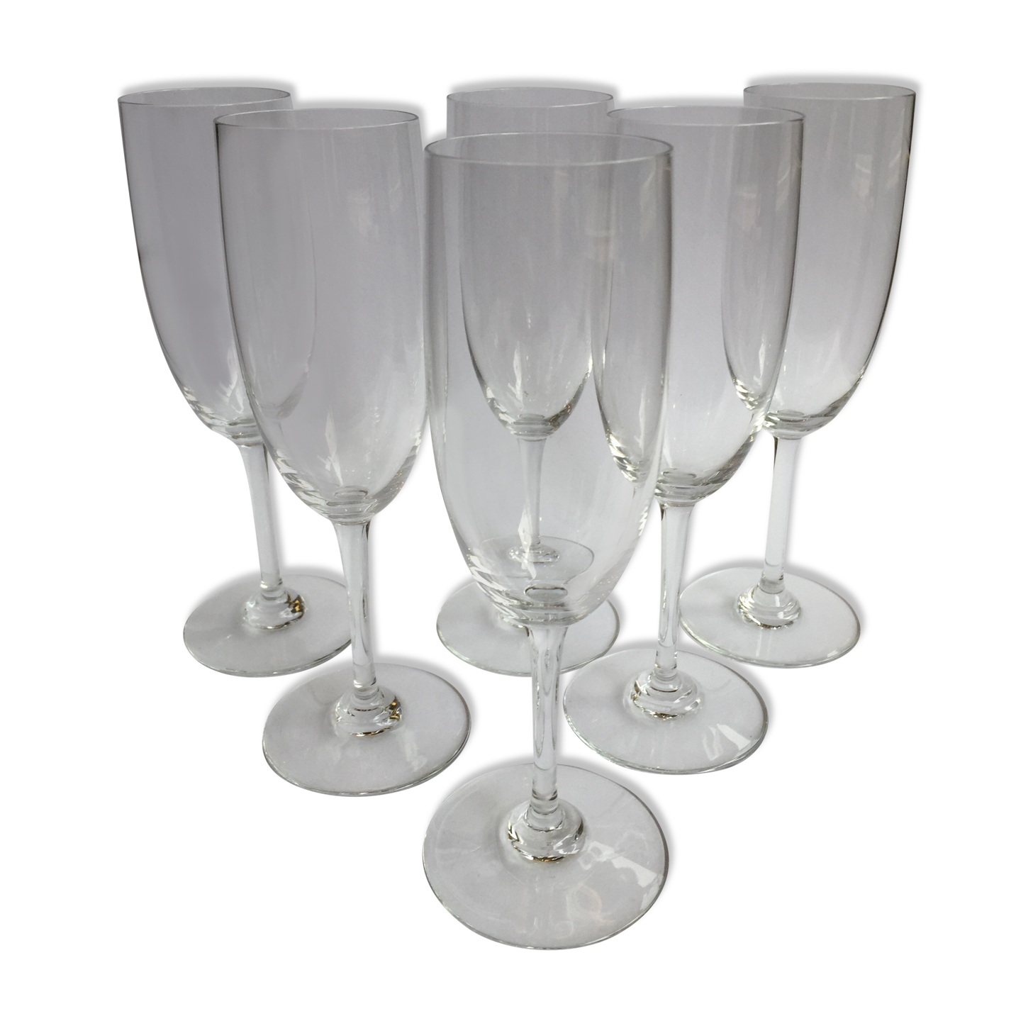Flûtes à champagne cristal Baccarat Selency