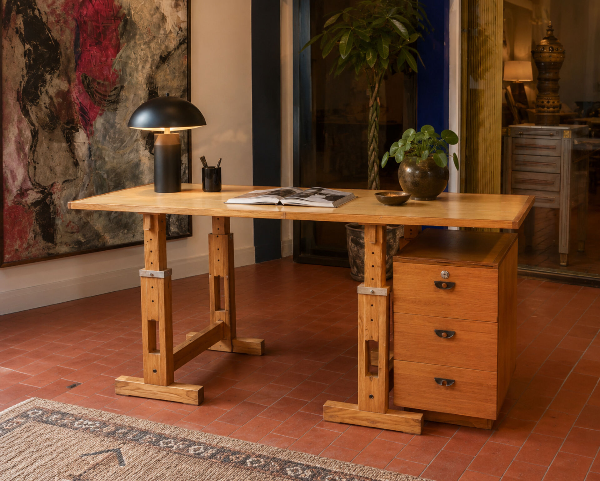 Asko Scandinavian desk architect Finland 1970s