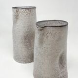 Mid-Century Modern Pair of Ceramic Pitchers by Alessio Tasca, 1970s, Italy
