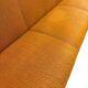 Vintage orange wooden sofa
