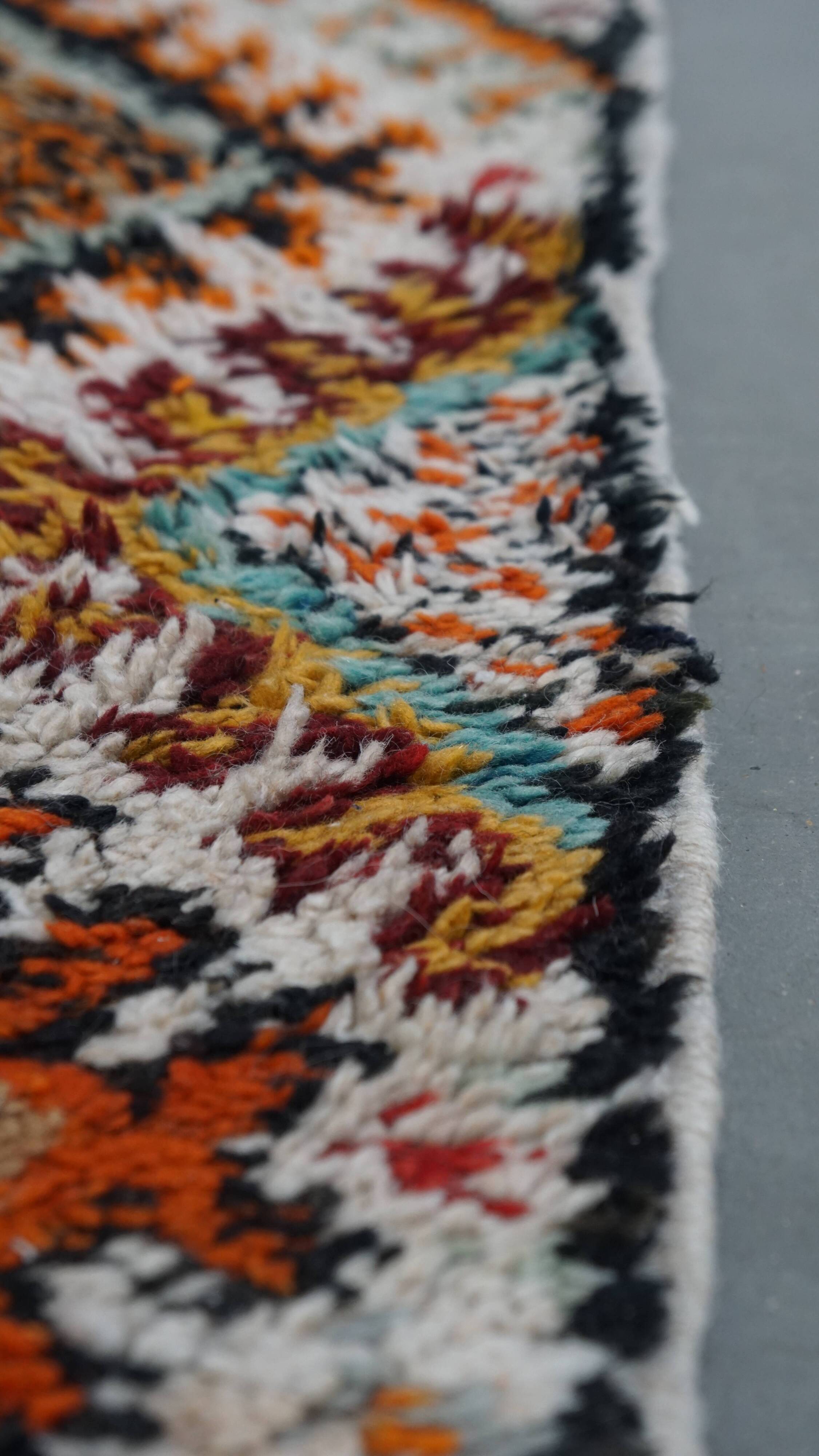 Tapis vintage noué à la main 162 x 81 cm