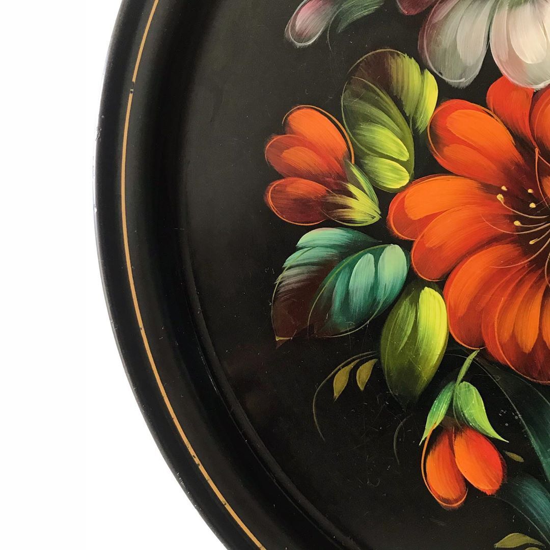 Russian metal tray 70s