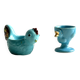 Vintage ceramic egg cup duo
