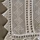 Bed cover discarded sofa plaid cotton crochet handmade 230 X 230