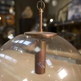 Vintage glass globe pendant lamp