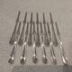 6 silver-plated metal lobster forks by the silversmith Christofle, model Dax.