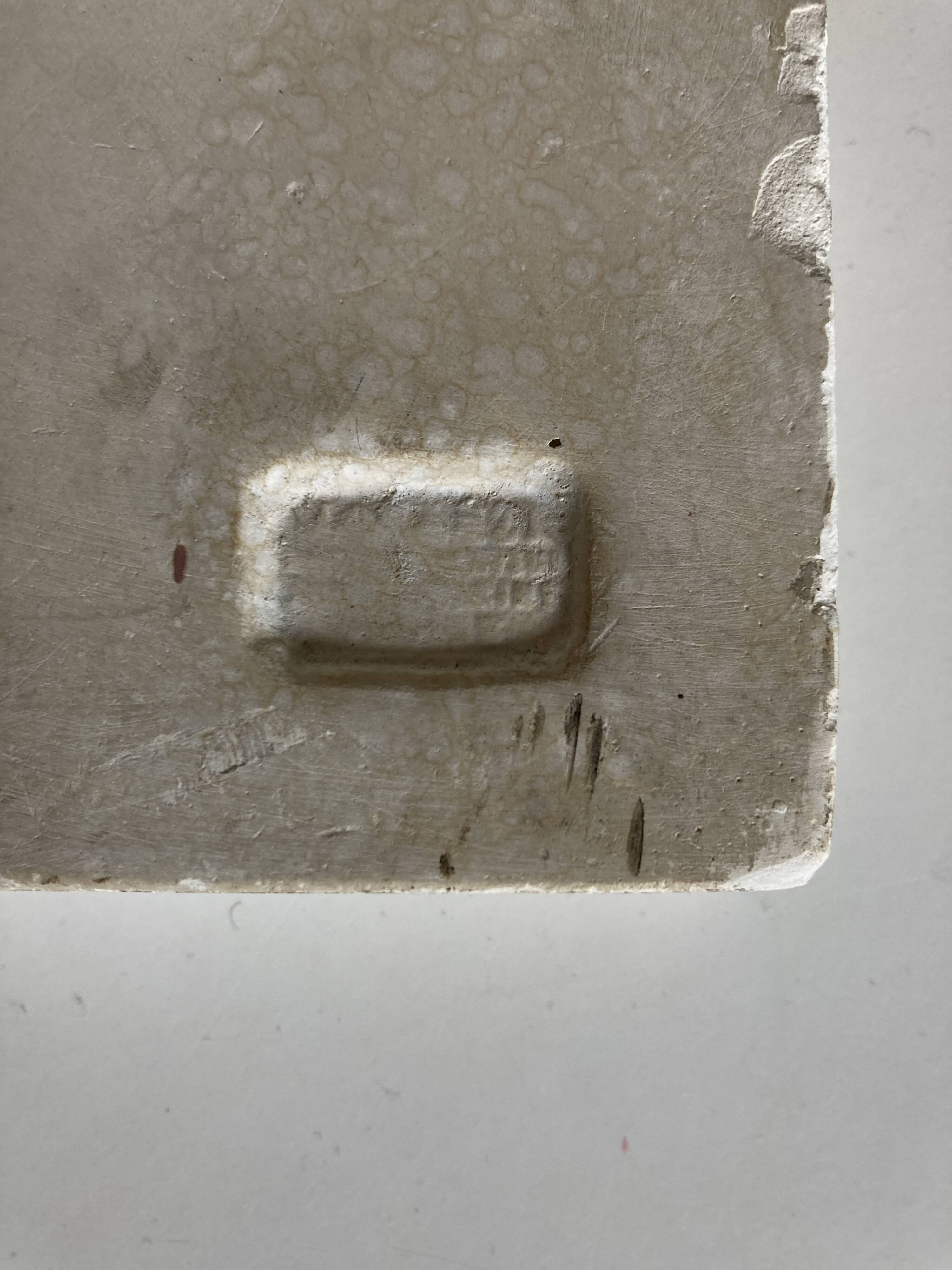 Gothic Trefoil High Relief Wall Plaster Work Proof 1980