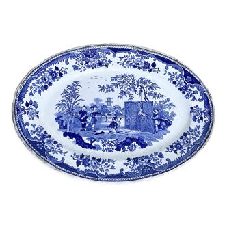 Asian oval dish