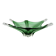 Sculptural Green Murano Style Glass Bowl