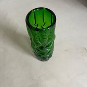 Vintage Murano vase , Emerald Green decorative made in Italy