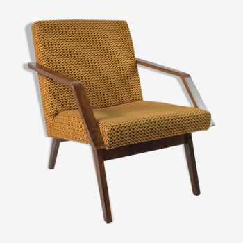 Fauteuil safran, 1960, Tchécoslovaquie