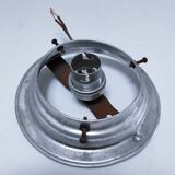 Art Deco ceiling light, blue glass, 1920s