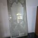Art Deco engraved glass door panel 1930