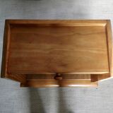 Light wooden bedside table from the 50s